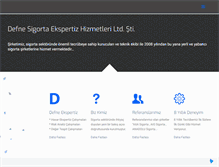 Tablet Screenshot of defneekspertiz.com